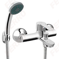 Savio - Wall-mounted bath mixer with a switch in the spout, chrome