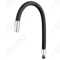 Elastico - flexible spout for sink mixers, black