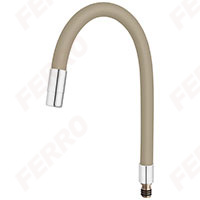 Elastico - flexible spout for sink mixers, beige