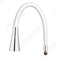 Elastico II - flexible spout for sink mixer, white